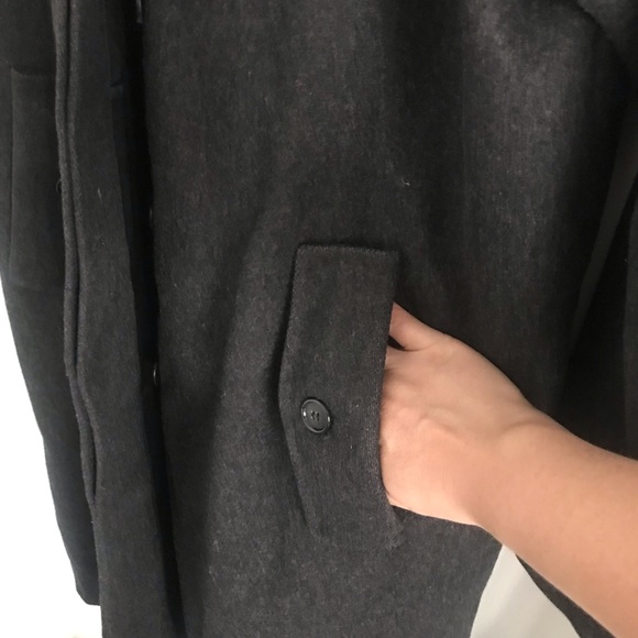 Vintage Hooded, Full-length, Wool Coat, sz 12 - Picture 10 of 12